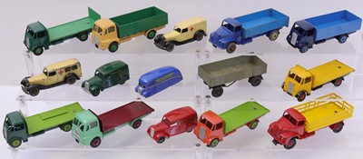 Lot 1166 - 15 various loose play worn and repainted Dinky...