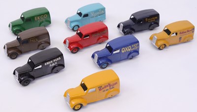 Lot 1165 - 9 various loose Dinky Toy No.280 repainted...