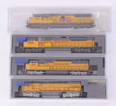 Lot 985 - Four N gauge American Outline locos to include...