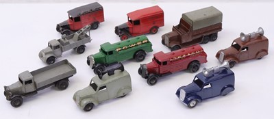 Lot 1104 - 10 various loose play worn and repainted Dinky...