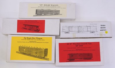 Lot 971 - S scale New Zealand wagon unmade kits to...