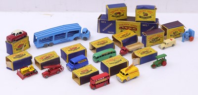 Lot 1381 - Collection of Matchbox Lesney cars, to include...