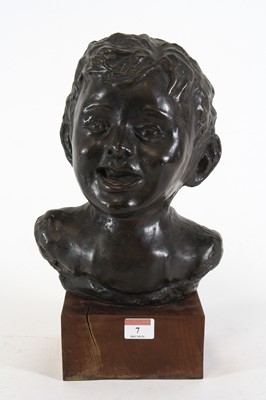 Lot 7 - Guta Vardy (Polish, 1927-1992) - Portrait bust...