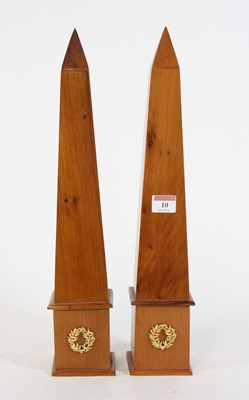 Lot 10 - A pair of contemporary gilt metal mounted...