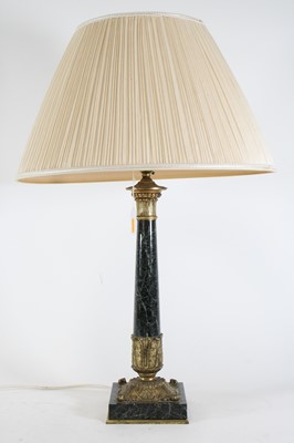 Lot 14 - *A gilt metal mounted and variagated green...