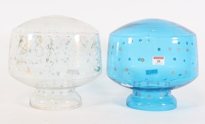 Lot 20 - A pair of early 20th century French glass...