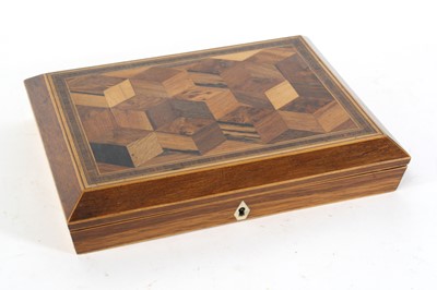 Lot 44 - A mid-19th century rosewood crossbanded and...