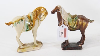 Lot 45 - A collection of Chinese figures, to include a...