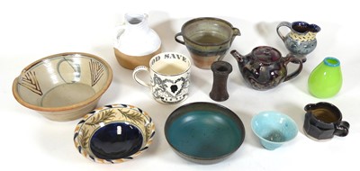 Lot 63 - *A collection of 20th century ceramics, to...