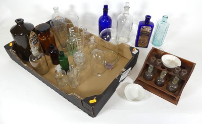 Lot 72 - A collection of apothecary bottles, to include...