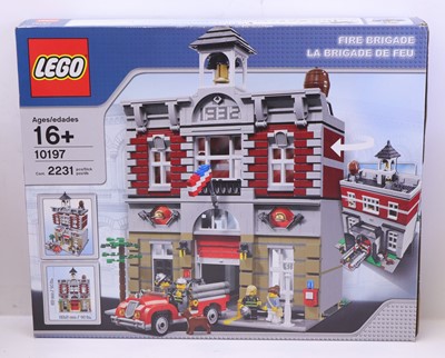 Lot 1649 - Lego No.10197 Fire Brigade Station Modular Set,...