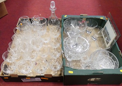 Lot 144 - A collection of glassware, to include a set of...