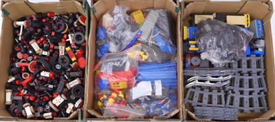 Lot 1641 - 3 boxes of mixed vintage loose Lego, to...