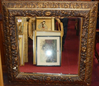 Lot 1124 - A circa 1900 floral gilt gesso and composition...