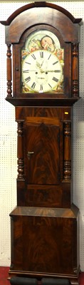 Lot 1140 - An early Victorian mahogany and flame mahogany...