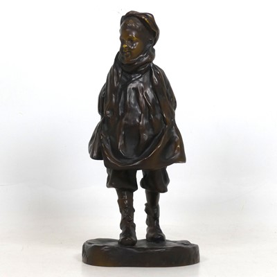 Lot 69 - After Jose Cardona - The Schoolboy, bronze,...