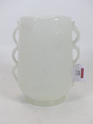 Lot 152 - A 1930s Murano Pulegoso glass vase, in the...