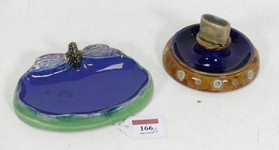 Lot 166 - A Royal Doulton stoneware soap dish, produced...