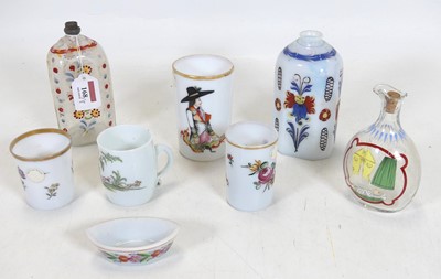 Lot 168 - A collection of 19th century enamel decorated...