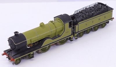 Lot 725 - Kit built 00 gauge LSWR D15 4-4-0 loco, in...