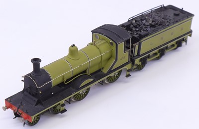 Lot 724 - Kit built 00 gauge LSWR L11 class loco, 4-4-0,...