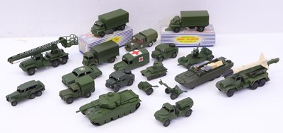Lot 1134 - Dinky Toys collection of loose military...