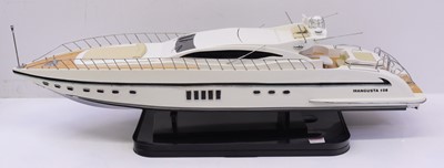 Lot 54 - Static Display boat model of a Mangusta 108...