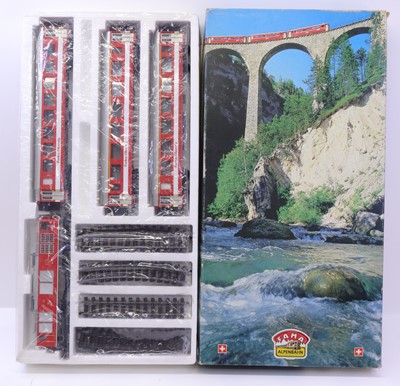 Lot 373 - FAMA Swiss Mountain Railway train set No.1110...