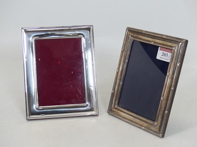 Lot 203 - An Elizabeth II silver-clad easel photograph...