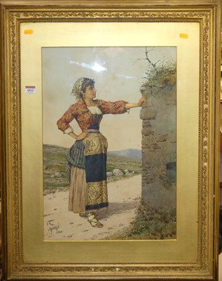 Lot 1013 - Indoni? (circa 1900, Italian) - Peasant girl...