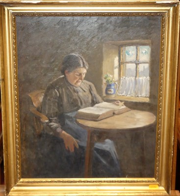 Lot 1011 - J.D. Kenworthy - Sunday morning, oil on board,...