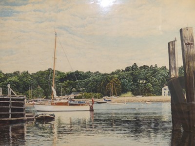 Lot 1012 - AE Bennett - Badger II, watercolour, signed...