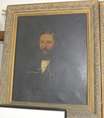 Lot 1017 - 19th century English school, pair, portraits...