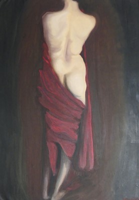 Lot 1024 - Contemporary school - semi nude, figure study,...