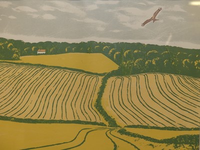 Lot 1033 - John Clibbon - Bury St Edmunds panorama,...