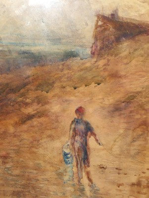 Lot 1037 - William Freeman - Sea harvesting, watercolour,...