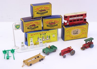 Lot 1377 - Matchbox collection of playworn diecast to...