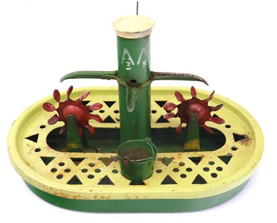 Lot 1765 - Doll & Co Tinplate model of a water pump with...