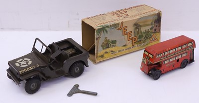 Lot 1792 - Triang Minic No.2 Series tinplate Jeep, larger...