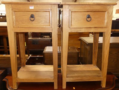 Lot 1174 - *A pair of contemporary Eastern hardwood...