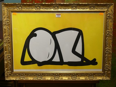Lot 1065 - After Stik - Sleeping baby (yellow),...
