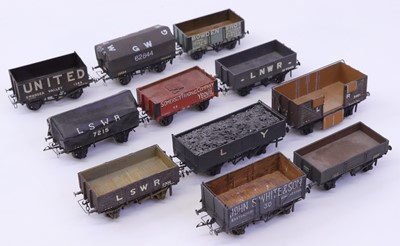 Lot 747 - 11 kit built 00 gauge wagons to include...