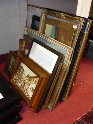 Lot 1082 - A collection of pictures and prints,...