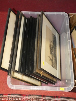 Lot 1085 - A collection of topographical etchings,...