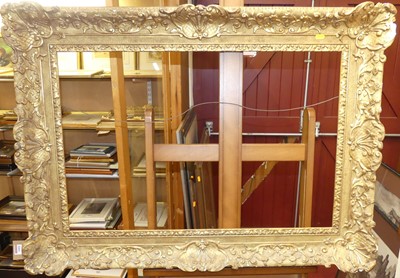 Lot 1089 - A Victorian gilt composition picture frame,...
