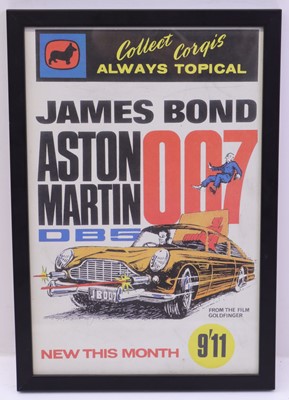 Lot 1884 - Corgi Toys original shop display poster...