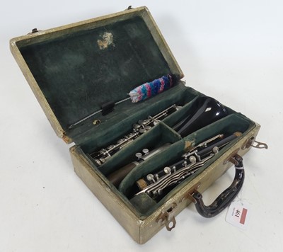 Lot 461 - A Besson Embassy clarinet, in fitted case