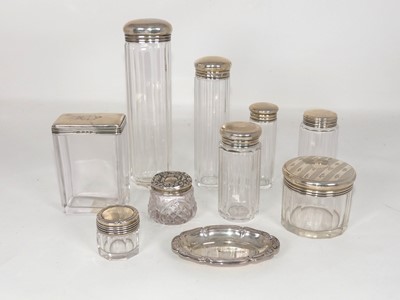 Lot 342 - A pair small early 20th century white metal...