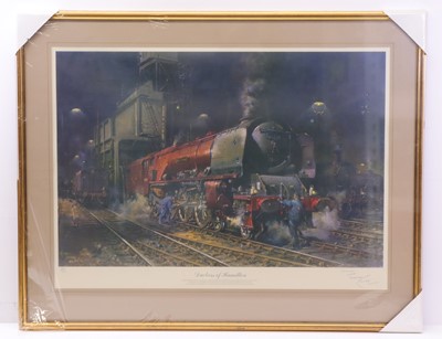 Lot 39 - Terence Cuneo framed and glazed signed print...