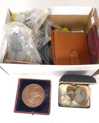 Lot 349 - A Victorian 1897 jubilee medal, in remains of...